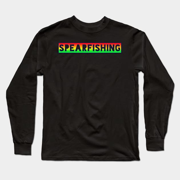 Spearfishing Long Sleeve T-Shirt by Coreoceanart